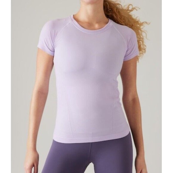 Athleta S Momentum Seamless Tee Women’s Small Oxalis Violet - Picture 1 of 5